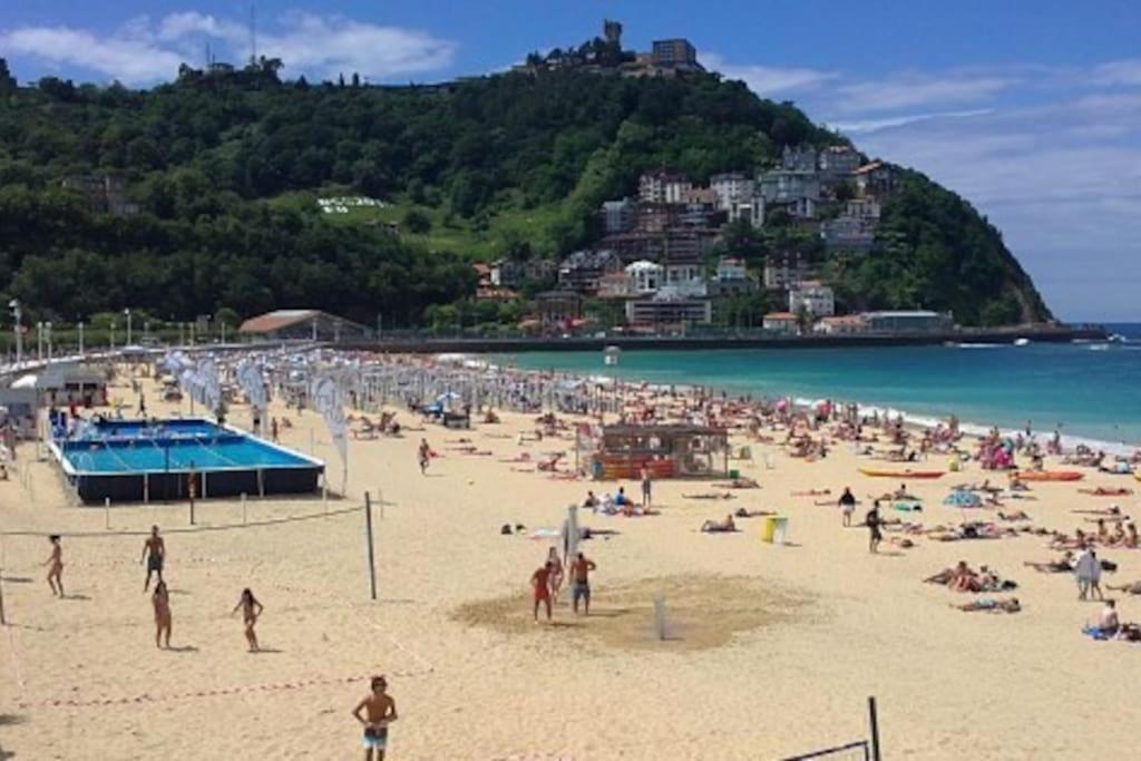 Apartamento A 5Min De La Playa De Ondarreta San Sebastián Exterior photo