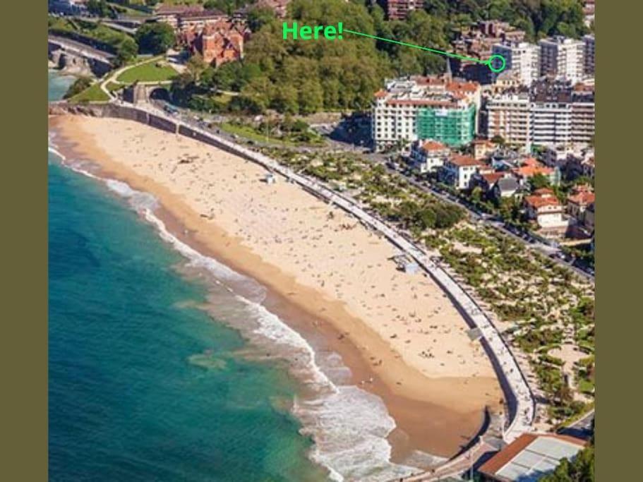 Apartamento A 5Min De La Playa De Ondarreta San Sebastián Exterior photo